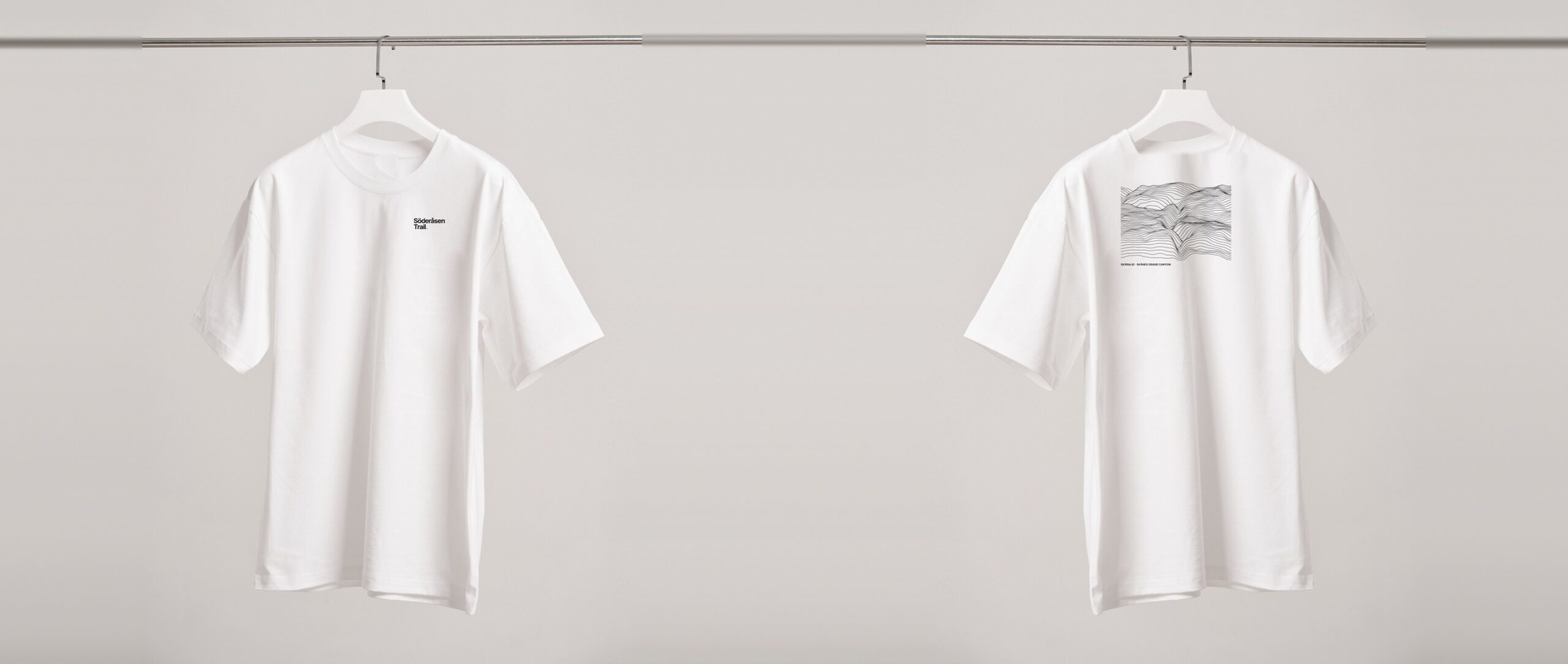 Skäralid-t-shirt, fram och rygg