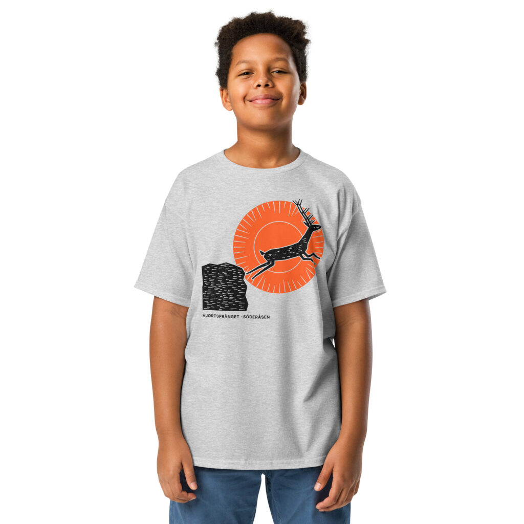 Hjortsprånget – barn-t-shirt